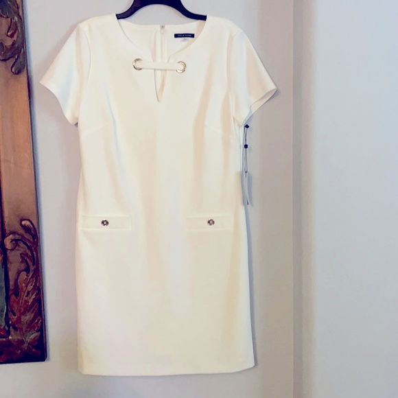 Tommy Hilfiger Dresses & Skirts - TOMMY HILFIGER Scuba Crepe Sheath Dress